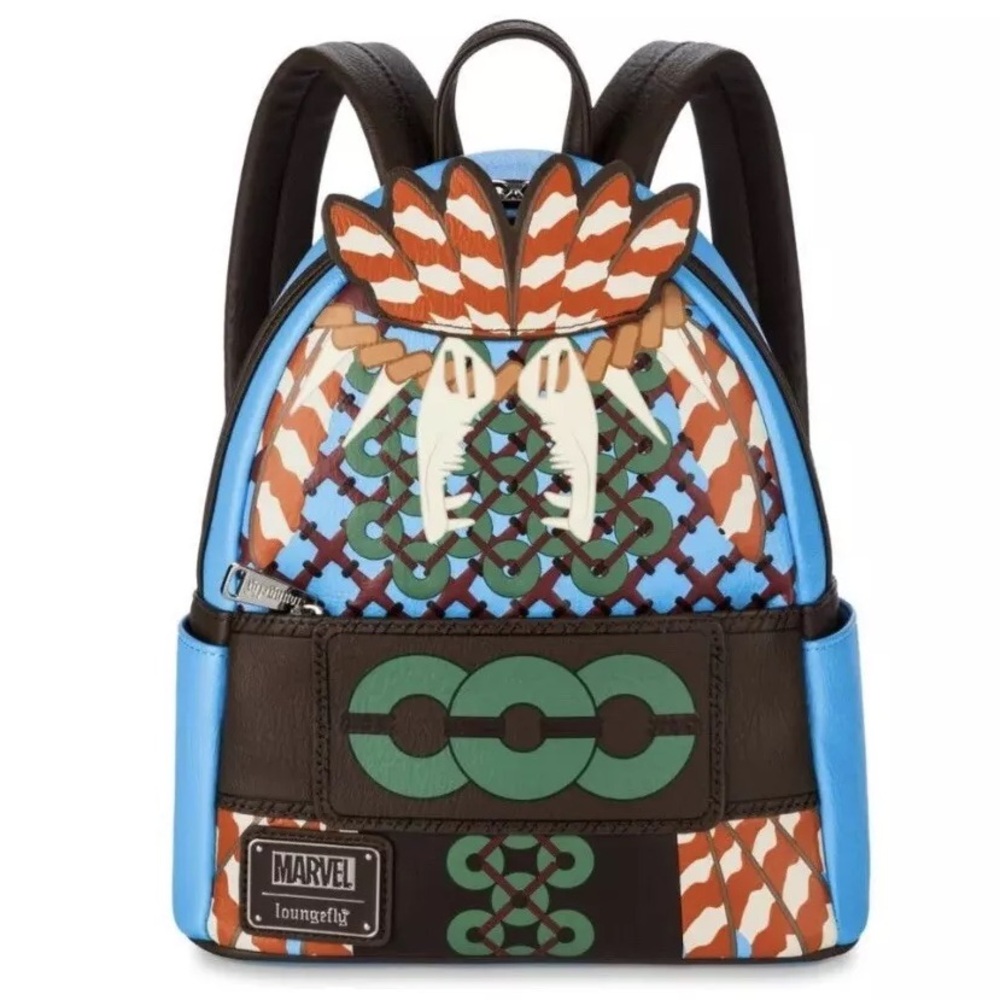 Disney Marvel Black Panther Wakanda Forever Loungefly Mini Backpack, NWT.